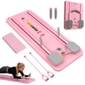 Mesa de fitness dobrável para core, flexões e Pilates
