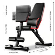 Banco de pesas plegable 6 en 1 para entrenamiento completo - Muscle Home