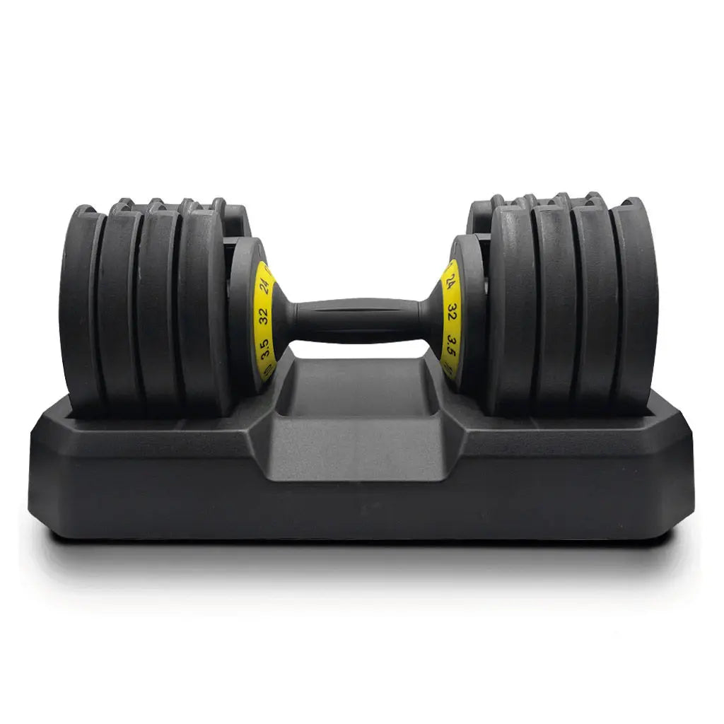 Mancuernas ajustables para entrenamiento de fuerza en casa - Muscle Home