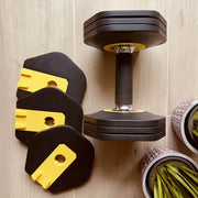 Mancuernas ajustables para entrenamiento de fuerza en casa - Muscle Home
