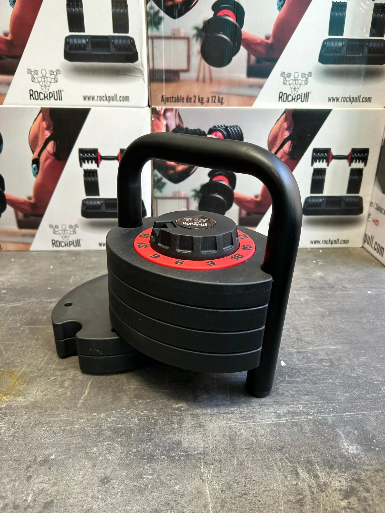 Kettlebell ajustable para entrenamiento de fuerza - Muscle Home