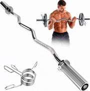 Barra Z para entrenamiento de brazos y fuerza - Muscle Home