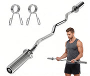 Barra Z para entrenamiento de brazos y fuerza - Muscle Home