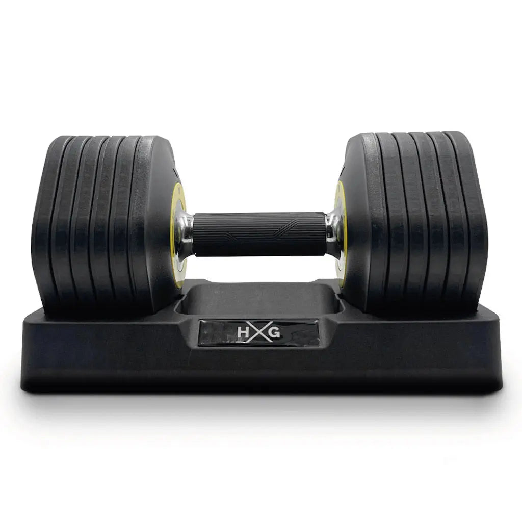 Mancuernas ajustables para entrenamiento de fuerza en casa - Muscle Home