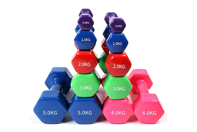 Mancuerna individual antideslizante para fuerza - Muscle Home