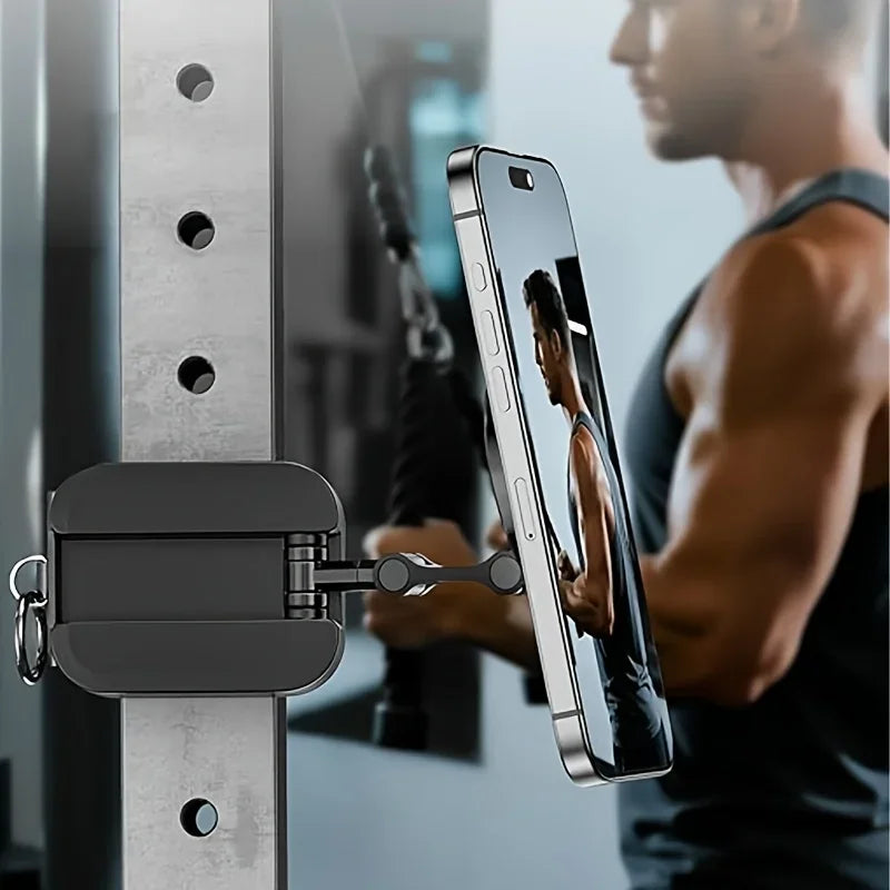 Soporte magnético para móvil con pinza 360° - Muscle Home