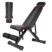 Banco de pesas ajustable con bandas de resistencia - Muscle Home