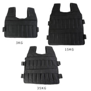 Chaleco lastrado ajustable para entrenamiento de fuerza - Muscle Home