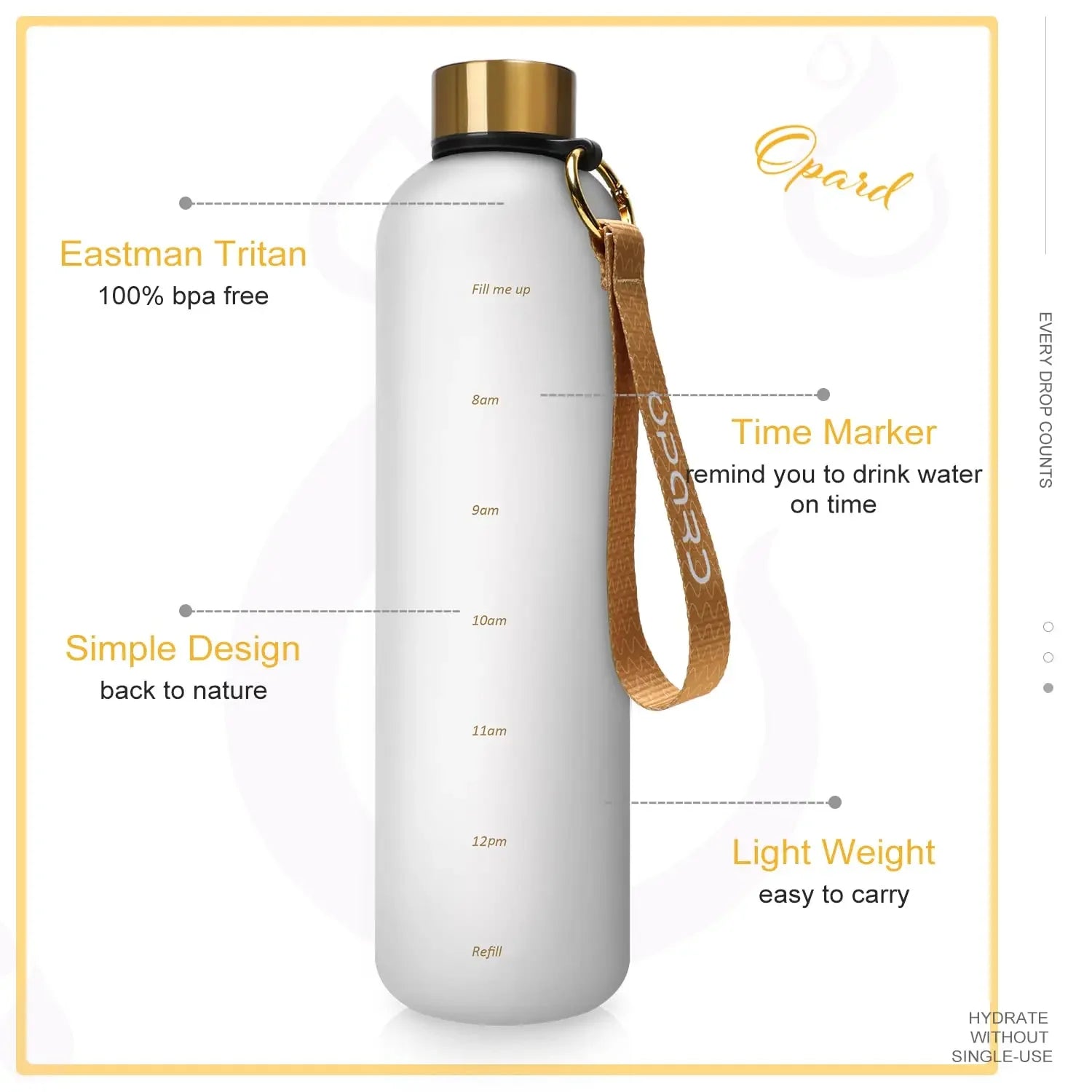 Botella deportiva para hidratación durante el entrenamiento - Muscle Home