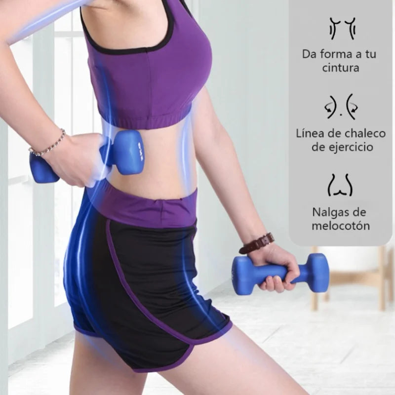 Mancuerna individual antideslizante para fuerza - Muscle Home