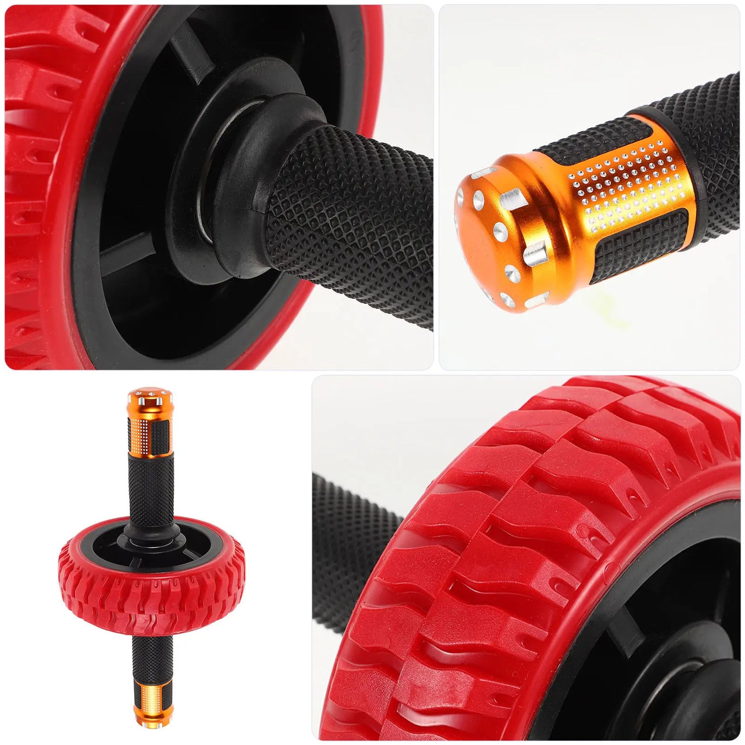 Rueda abdominal con retorno para entrenamiento de core - Muscle Home
