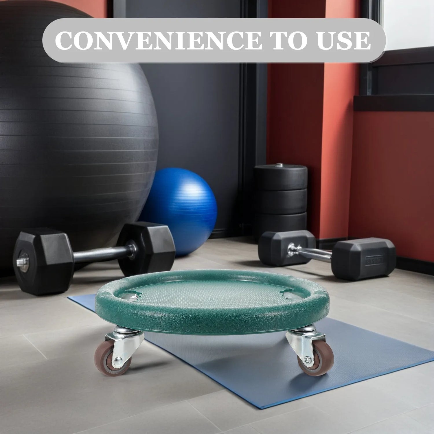 Rueda abdominal estable para entrenamiento de core - Muscle Home