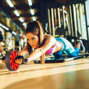 Rueda abdominal compacta para entrenamiento de core - Muscle Home