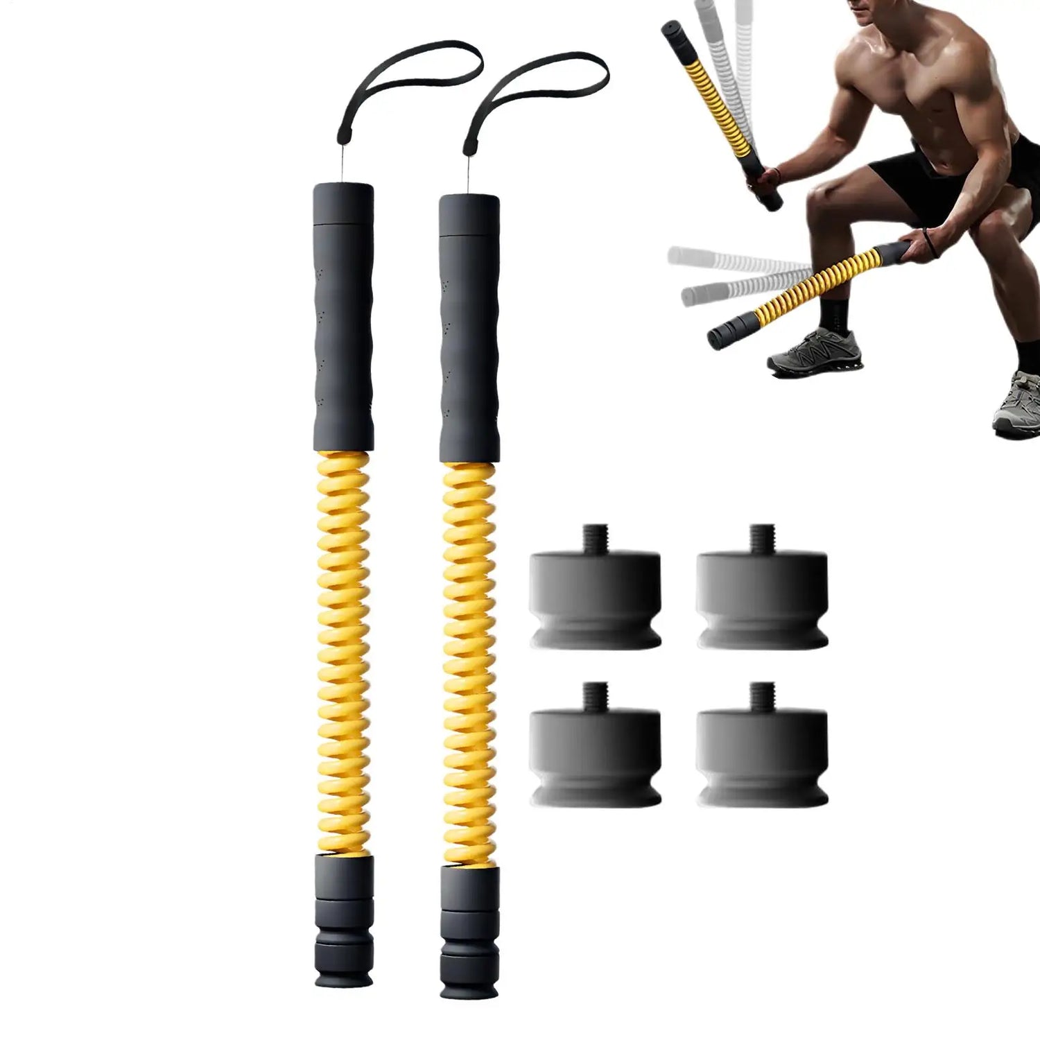Cuerda de entrenamiento lastrada para fuerza y boxeo - Muscle Home