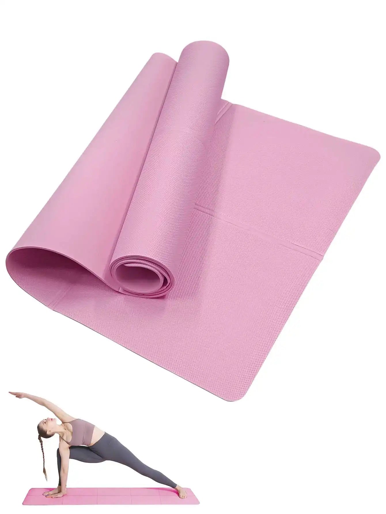 Esterilla de yoga antideslizante para pilates y movilidad - Muscle Home