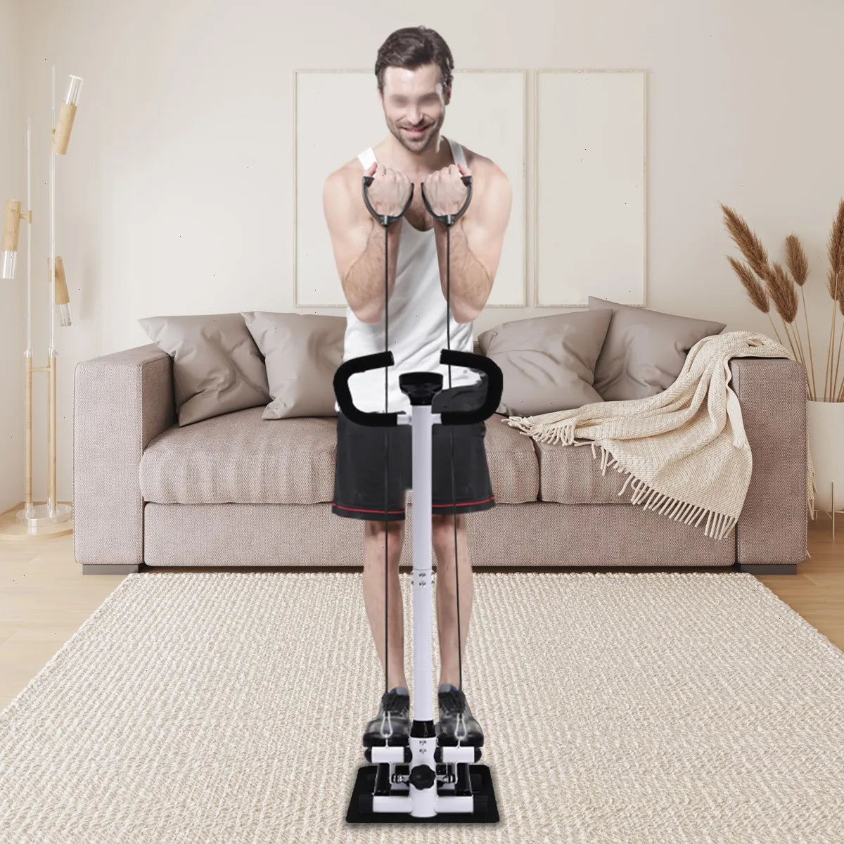 Stepper compacto para cardio y entrenamiento en casa - Muscle Home