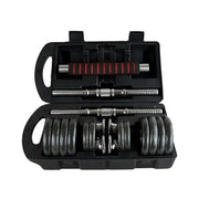 Set de mancuernas ajustables para entrenamiento de fuerza - Muscle Home