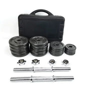Set de mancuernas ajustables para entrenamiento de fuerza - Muscle Home