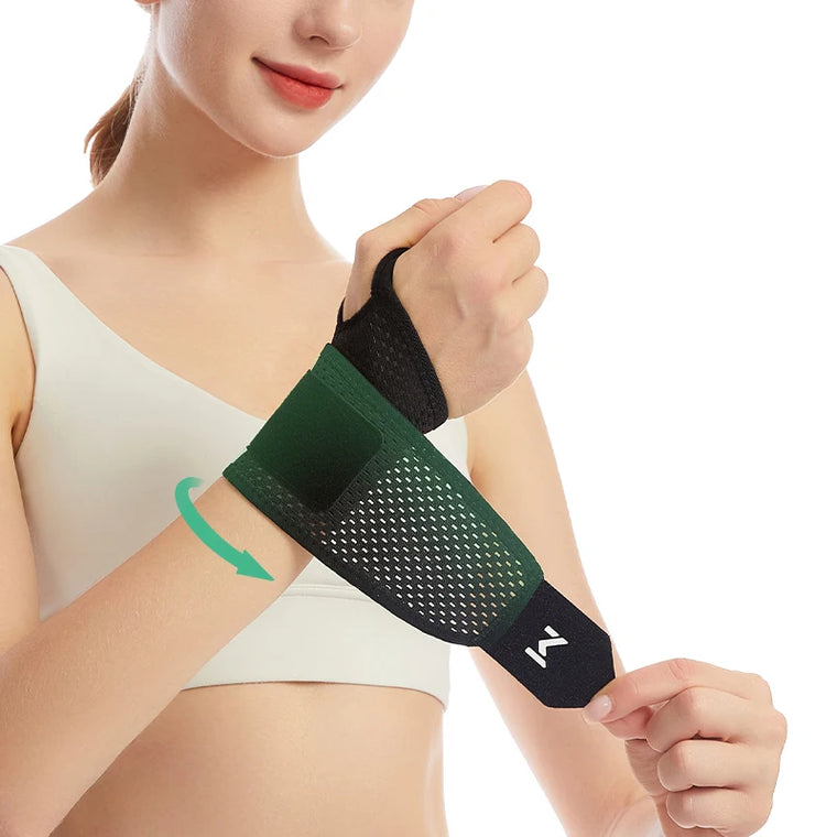 Muñequera deportiva para soporte en entrenamiento - Muscle Home