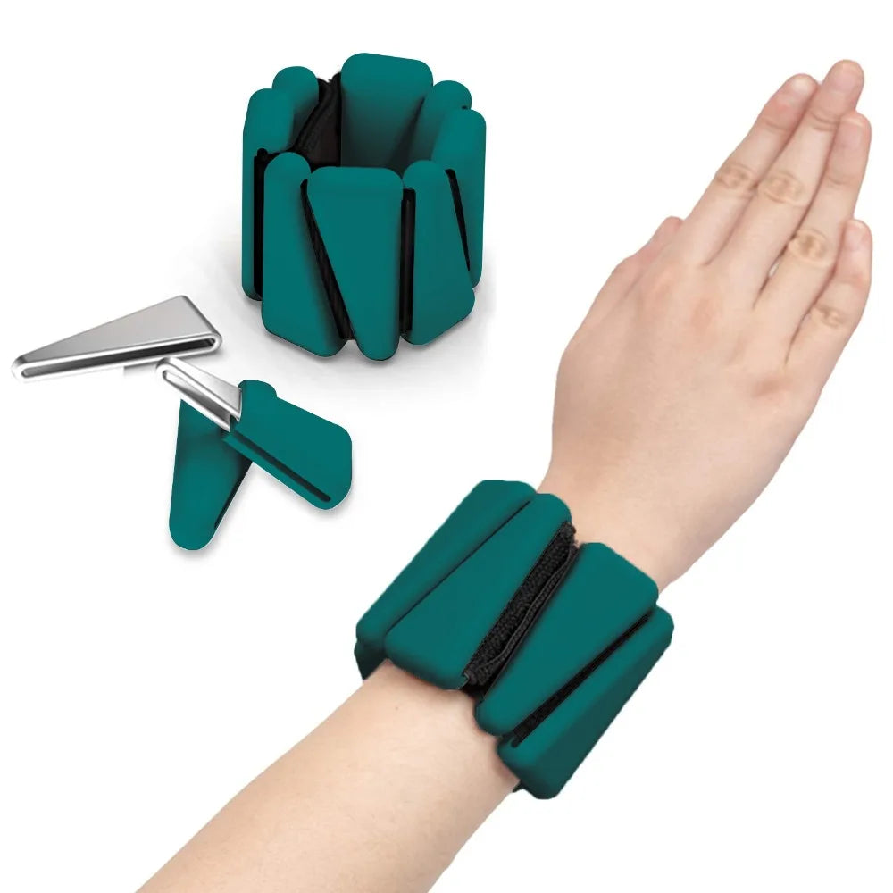 Tobilleras y muñequeras con peso para entrenamiento - Muscle Home