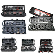 Set de mancuernas ajustables para entrenamiento de fuerza - Muscle Home