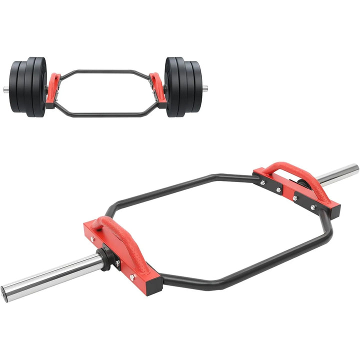 Barra hexagonal para peso muerto y fuerza - Muscle Home