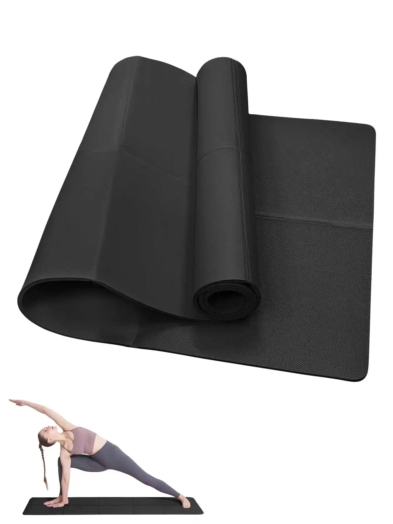 Esterilla de yoga antideslizante para pilates y movilidad - Muscle Home