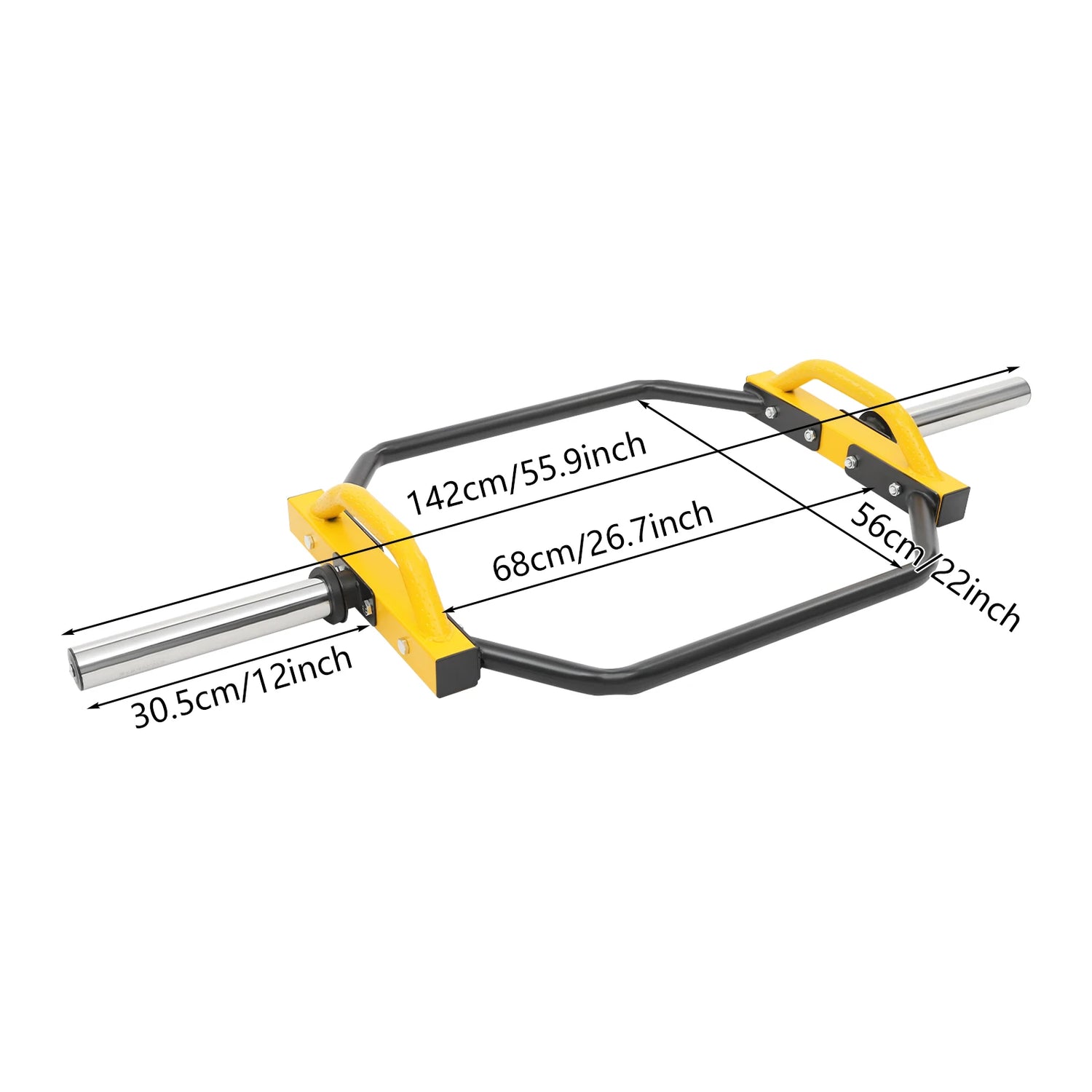 Barra hexagonal de acero para peso muerto - Muscle Home