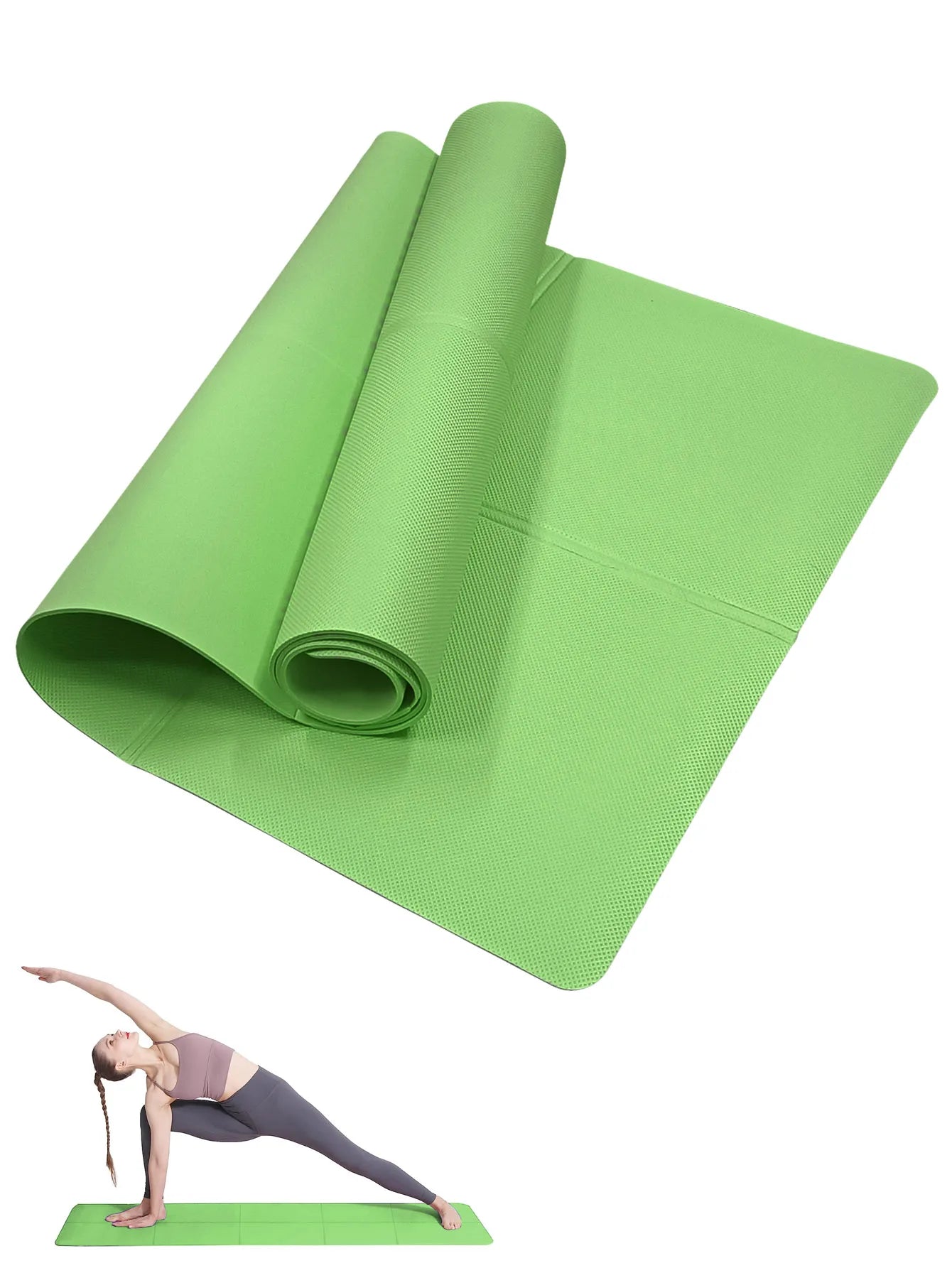 Esterilla de yoga antideslizante para pilates y movilidad - Muscle Home