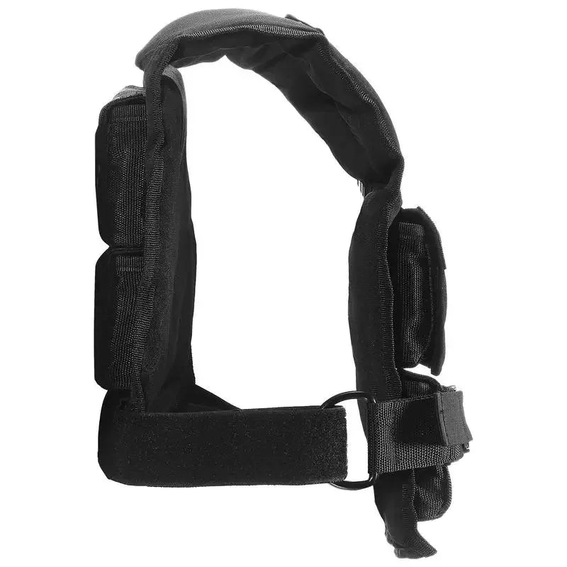 Chaleco lastrado ajustable 15,85 kg para fuerza - Muscle Home