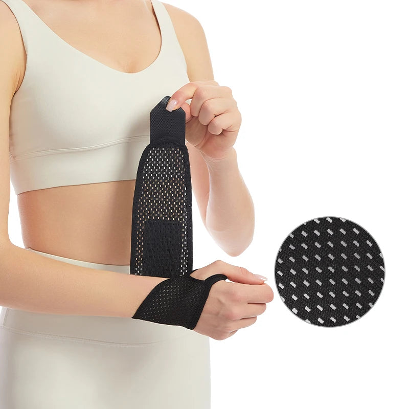 Muñequera deportiva para soporte en entrenamiento - Muscle Home