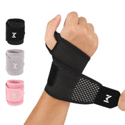 Muñequera deportiva para soporte en entrenamiento - Muscle Home