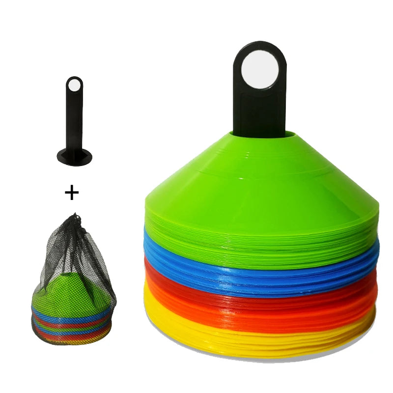 Conos de entrenamiento para agilidad y coordinación - Muscle Home