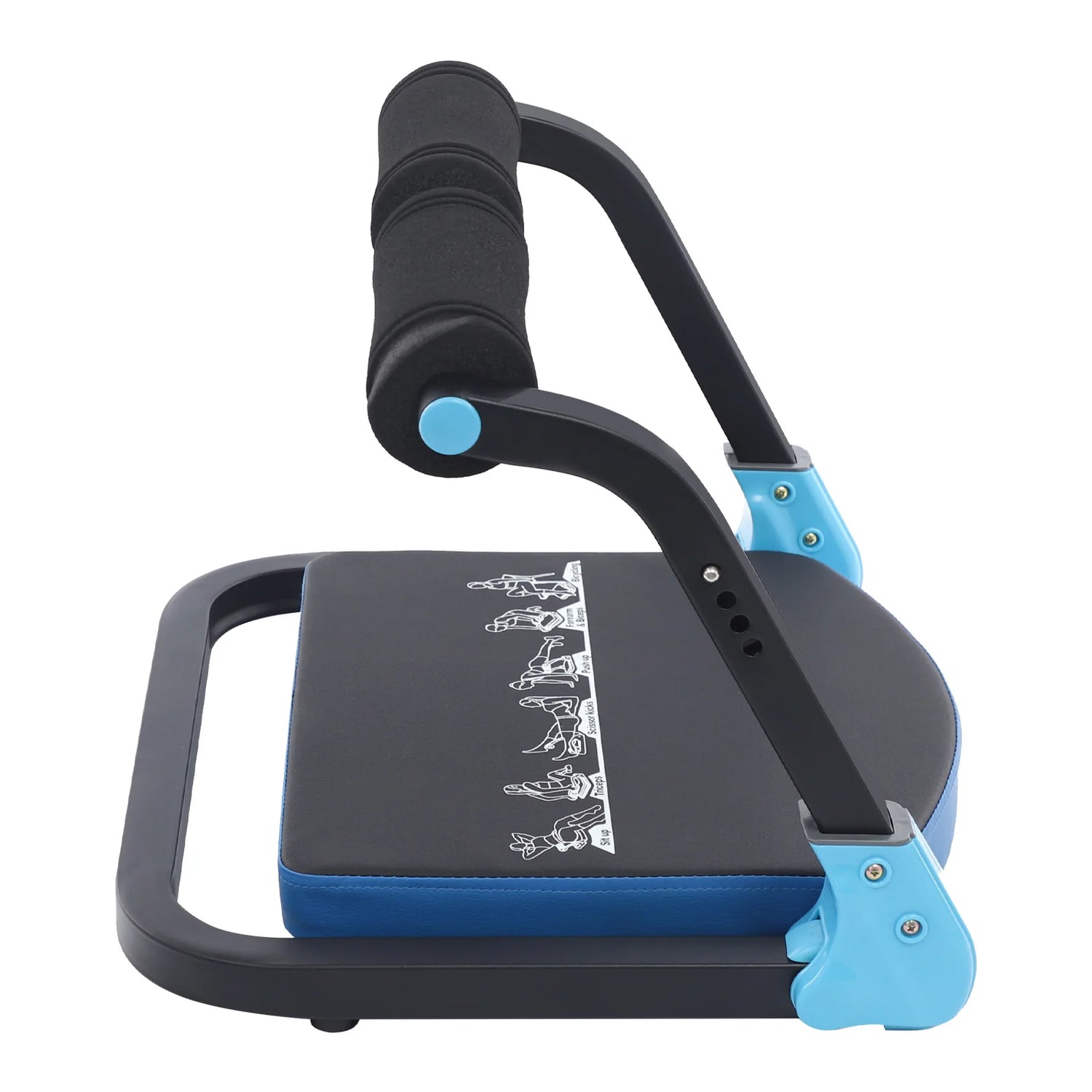Rueda abdominal compacta para entrenamiento de core - Muscle Home