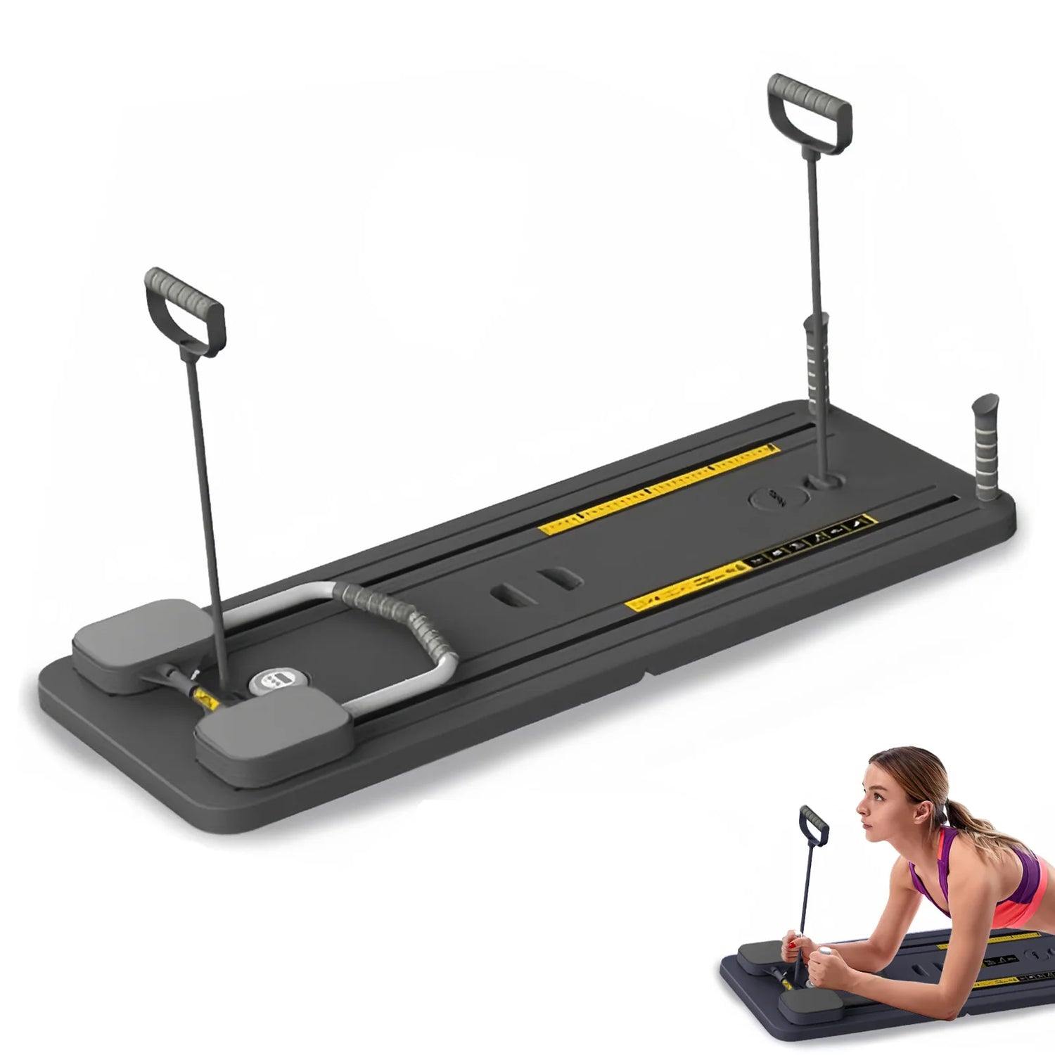 Tabla de flexiones multifunción para fuerza y core - Muscle Home