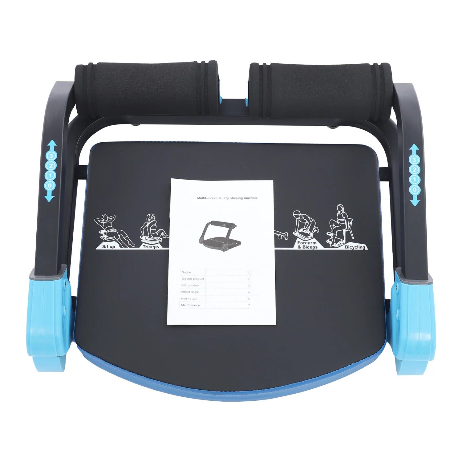 Rueda abdominal compacta para entrenamiento de core - Muscle Home