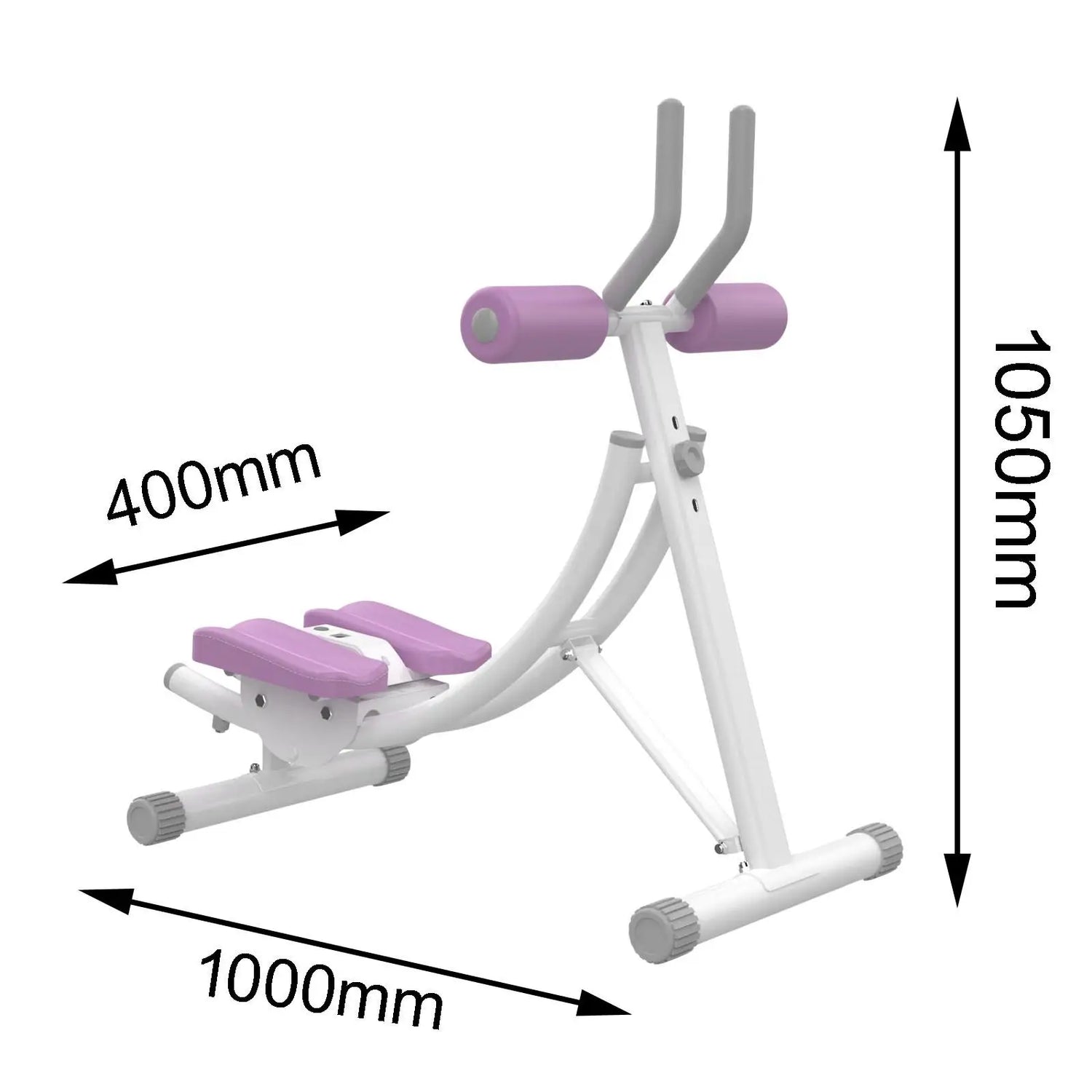 Equipo abdominal compacto para entrenamiento de core - Muscle Home