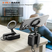 Soporte magnético para móvil con pinza 360° - Muscle Home