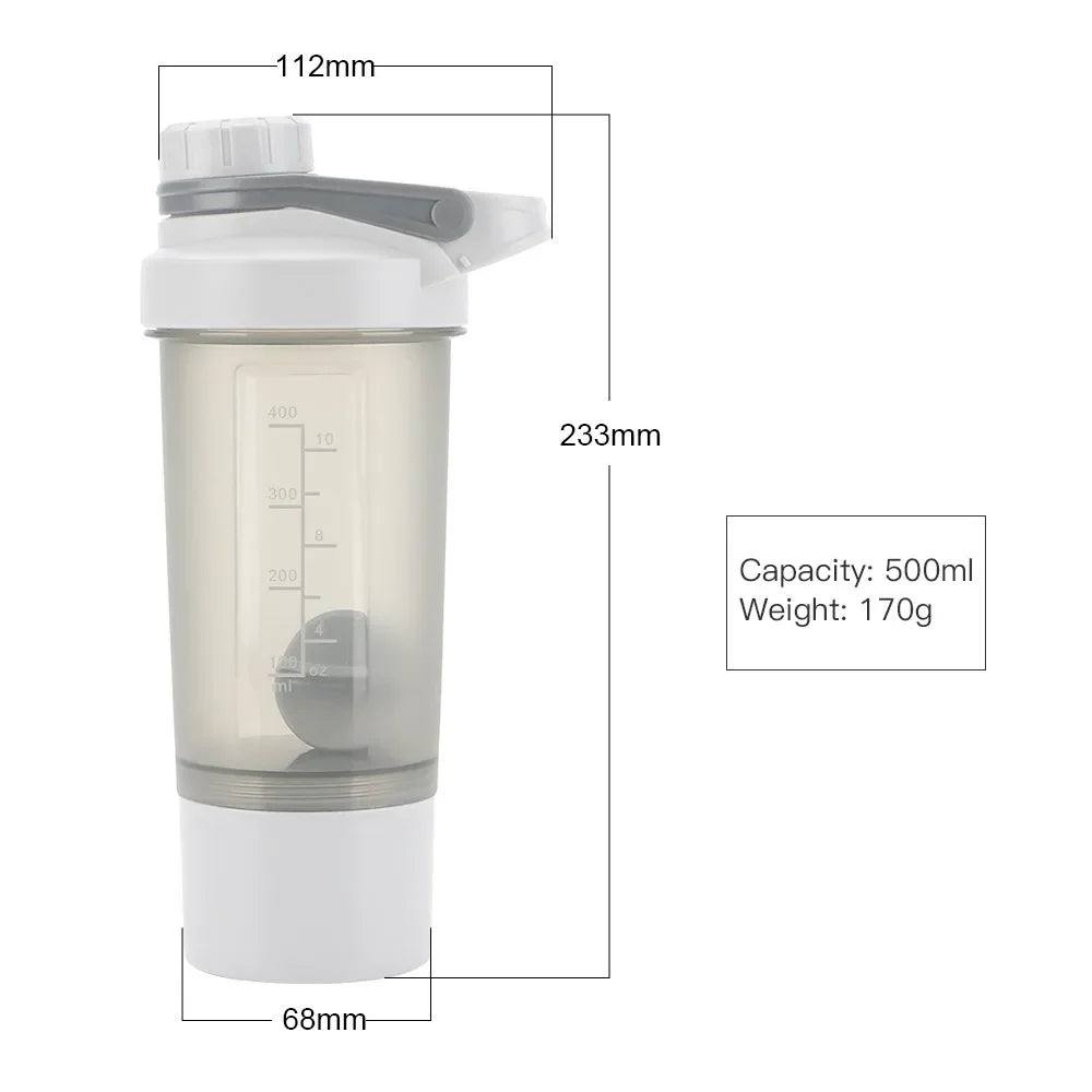Shaker deportivo para proteína y entrenamiento - Muscle Home