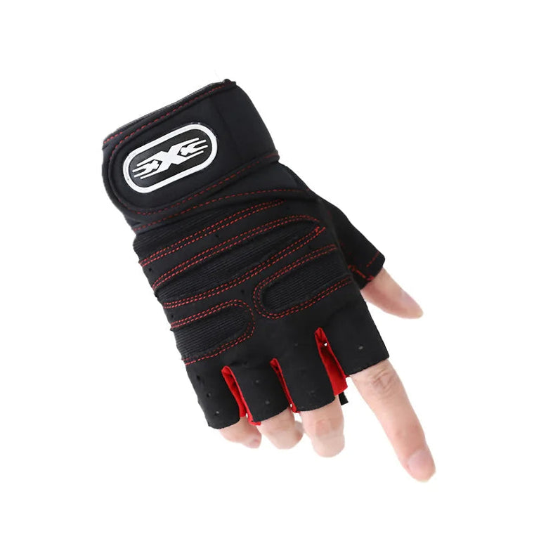Guantes fitness reforzados con soporte de muñeca - Muscle Home